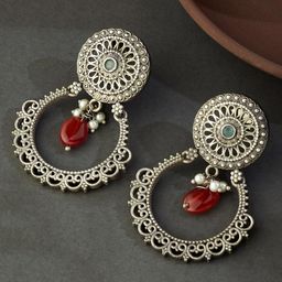 Fabindia Women Contemporary Metal Drop Earrings-image-79