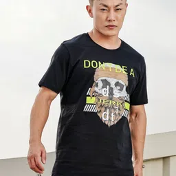ONE SKY Men Cotton Printed T-shirt-picture-18