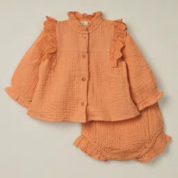 TIDY SLEEP Girls Shirt with Shorts-image-9