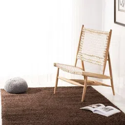 Banchmark Home Furnishings Brown Solid Anti-Skid Polyester Carpet-21