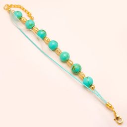 SANAA CREATIONS Unisex Artificial Beaded Antique Wraparound Bracelet-image-41