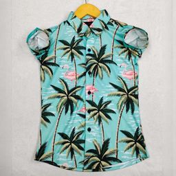 Crooxa Boys Slim Fit Printed Casual Shirt-image-4