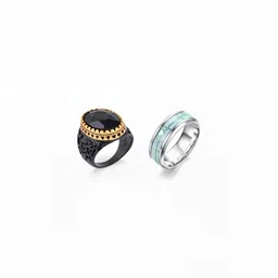Dynamic Retail Global Men Multi Ring-6