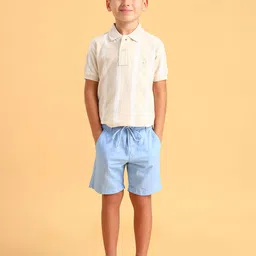 U.S. Polo Assn. Kids Boys Printed Pure Cotton Chino Shorts-picture-12