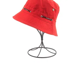 Infispace Men Red Solid Bucket Hat image 4