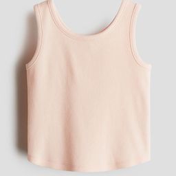 H&M Ribbed Jersey Vest Top-image-35
