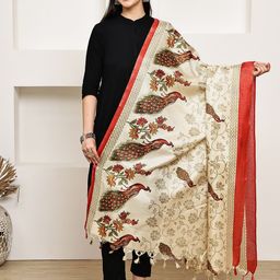 LOOM LEGACY Printed Modal Dupatta image 2