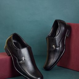 HikBi Men Leather Formal Loafers-image-54