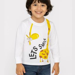 BURBN Boys White Tshirts-image-132