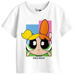 BonOrganik Girls Printed Extended Sleeves T-shirt-image-2
