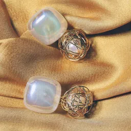 Maansh Contemporary Studs Earrings-image-15