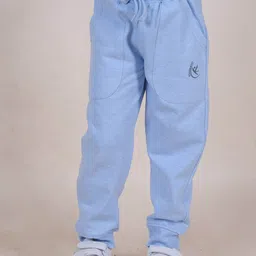 KiddoPanti Boys Pack Of 2 Brand Logo Printed Relaxed-Fit Mid-Rise Joggers-picture-2