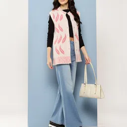 Aarika Self-Design Embellished Woollen Cardigan-picture-24