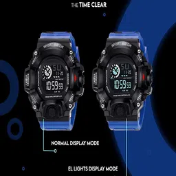 Hala Men Solid Round Tang Regular Digital Watch-G90 image 2