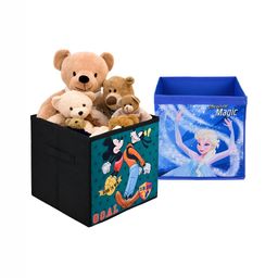 YK Black & Blue 2 Pieces Printed Storage Box Organisers-image-105