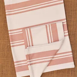 Ariana Beige & Peach-Colored 2 Pieces Checked Cotton Highly Absorbent Soft Kitchen Towels-14