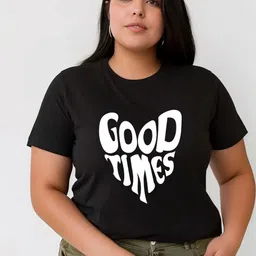 Toodle Plus Plus Size Women Printed T-shirt-image-51