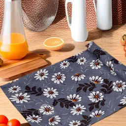 Aura Grey& White Printed Water Resistant Anti-Slip Shelf Liner Organiser-8