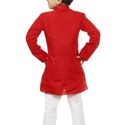 Cae Boys Embroidered Regular Kurta with Pyjamas image 3