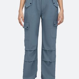 FCK-3 Women Urban High-Rise Wrinkle Free Cargos Trousers-image-79