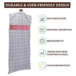 Kuber Industries Grey 12 Pieces Cotton Regular Multi Utility Organisers image 3