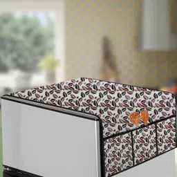 The Furnishing Tree Grey Plastic Refrigerator Cover-picture-34