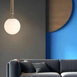 KINIS 2 Pcs Modern and Unique Style Gold-Toned & White Quirky Ceiling Lamp image 3