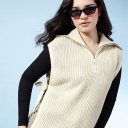 glitchez Side Open Tie-Up Ribbed Sweater-picture-33