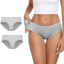 Diving Deep Women Pack of 2 Assorted Plus Size Hipster Briefs-picture-17