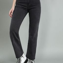 BAESD Women Straight Fit High-Rise Stretchable Jeans-image-83
