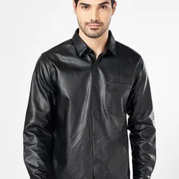 BYFORD by Pantaloons Men Washed Crop Biker Jacket-picture-24
