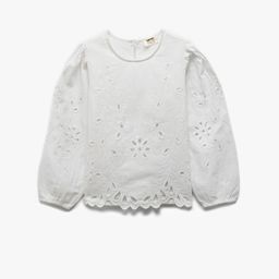 Koton Girls Self Design Embroidered Regular Tops-picture-5