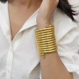 Grace Collections Gold-Plated Sterling Silver Bracelet-picture-49