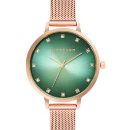 GIORDANO Women Dial & Stainless Steel Straps Analogue Watch GD-4208-33-41