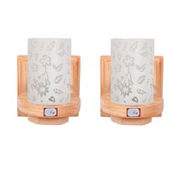 SOMIL White Glass Cylinder Printed Wall Lamps-image-48