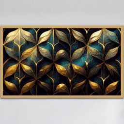 DEKORSTATION Multicoloured Floral and Botanical Canvas Painting-image-77