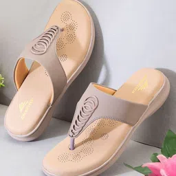 Greentech Women Embellished T-Strap Flats-image-19