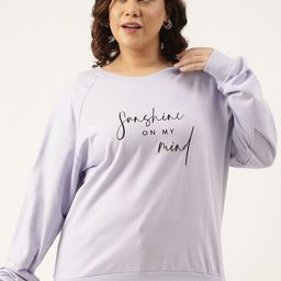 MARCA Bold Women Plus Size Typography Printed  Sweatshirt-picture-6