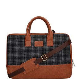 HAMELIN Unisex Leather Laptop Bag-image-52
