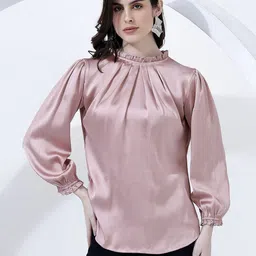 Justin Whyte Women Solid Round Neck Top-image-41