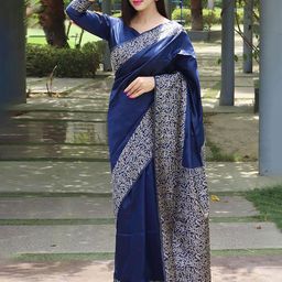 AMRUTKALA SAREES Woven Design Banarasi Saree-image-98