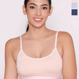 INKURV Pack Of 3 Women Solid Non Padded Full Coverage Bra-16