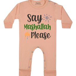 Arvesa Say Mashallah Please Printed Bodysuit-image-16