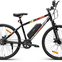 ninety one Wynd 7.8Ah Battery Front Suspension 250 Watt IP65 BLDC Motor Black Red 27.5 inches Single Speed Lithium-ion (Li-ion) Electric Cycle-picture-44