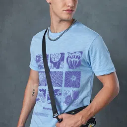 Bewakoof AIR Men Printed Pure Cotton T-shirt-image-90