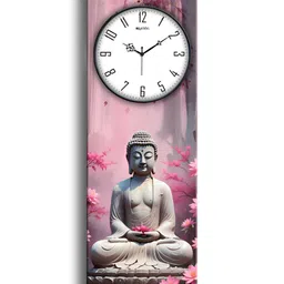 OLIVE TREE Multicoloured Printed Traditional Wall Clock image 5