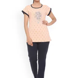 WOOL 4U Women Printed Night suit-image-83