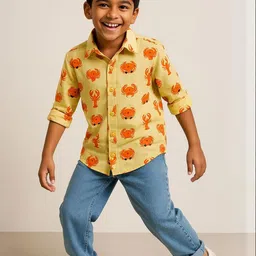 TALES & STORIES Boys Cotton Casual Shirts-picture-0