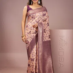 MIMOSA Woven Design Zari Banarasi Saree-picture-15