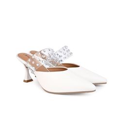 BRISKERS Women Pointed Toe Party Kitten Sandals-21